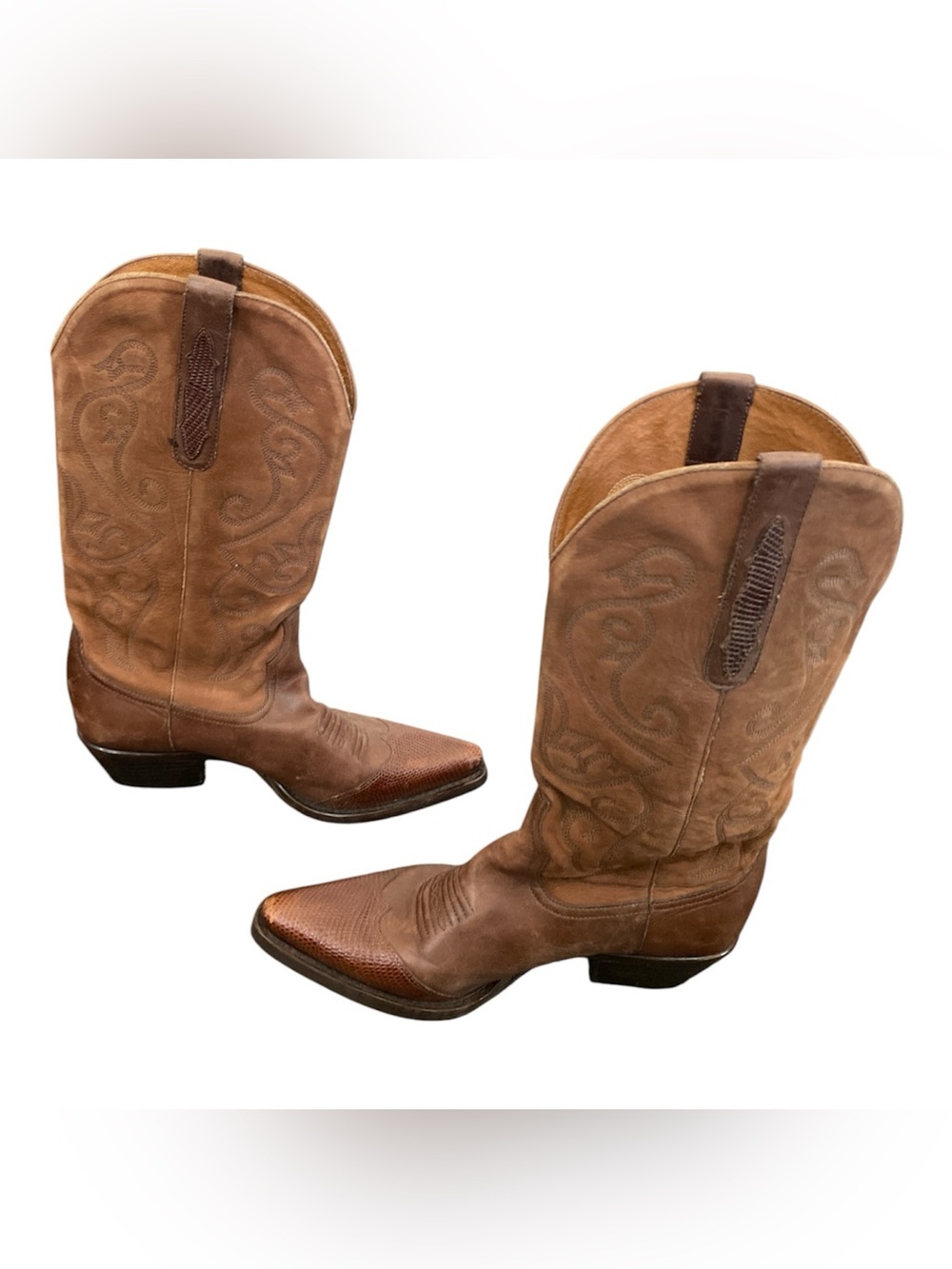Nine West leather upper western boots women’s size 8.5M